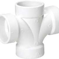 DWV 3" Cross Double San Tee