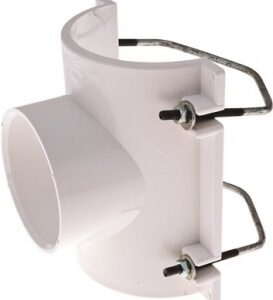 DWV Saddle tee 4x2"