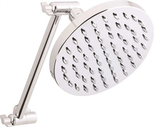 1-Spray 6 in. Single Wall Mount Fixed Shower Head in Chrome 1-Spray 6 in. Single Wall Mount Fixed Shower Head in Chrome